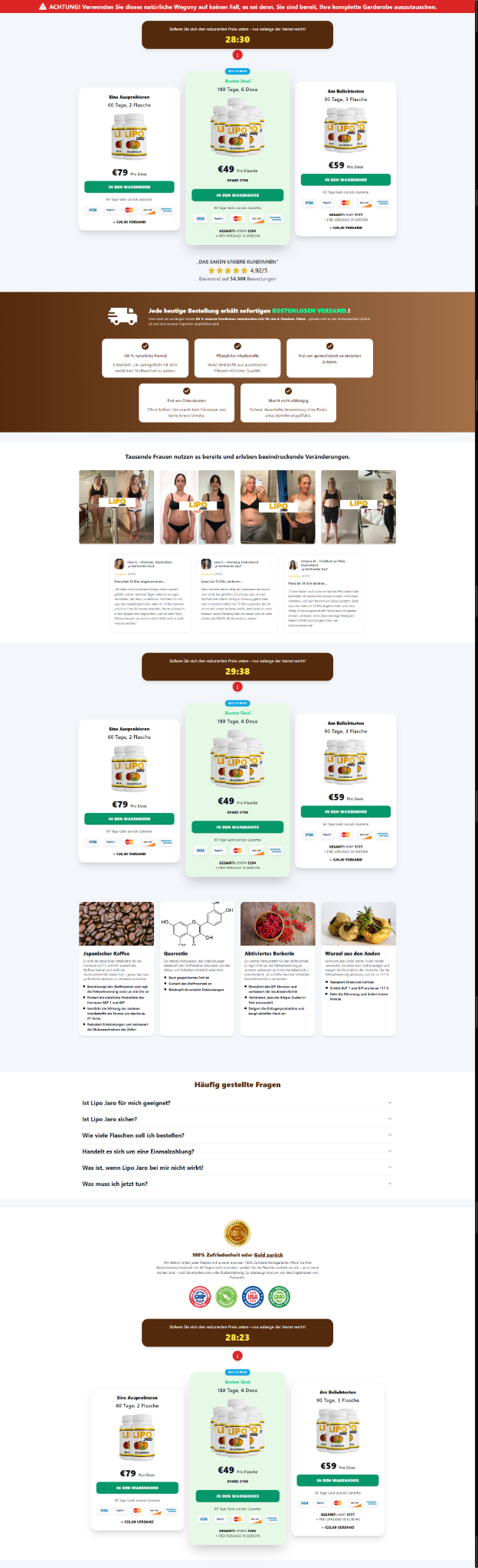 Pflanzliche Extrakte für LipoJaro Review Pflanzliche Extrakte für LipoJaro Review