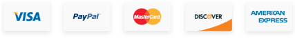 LipoJaro Zahlungsarten mit Visa, PayPal, Mastercard, Discover und American Express